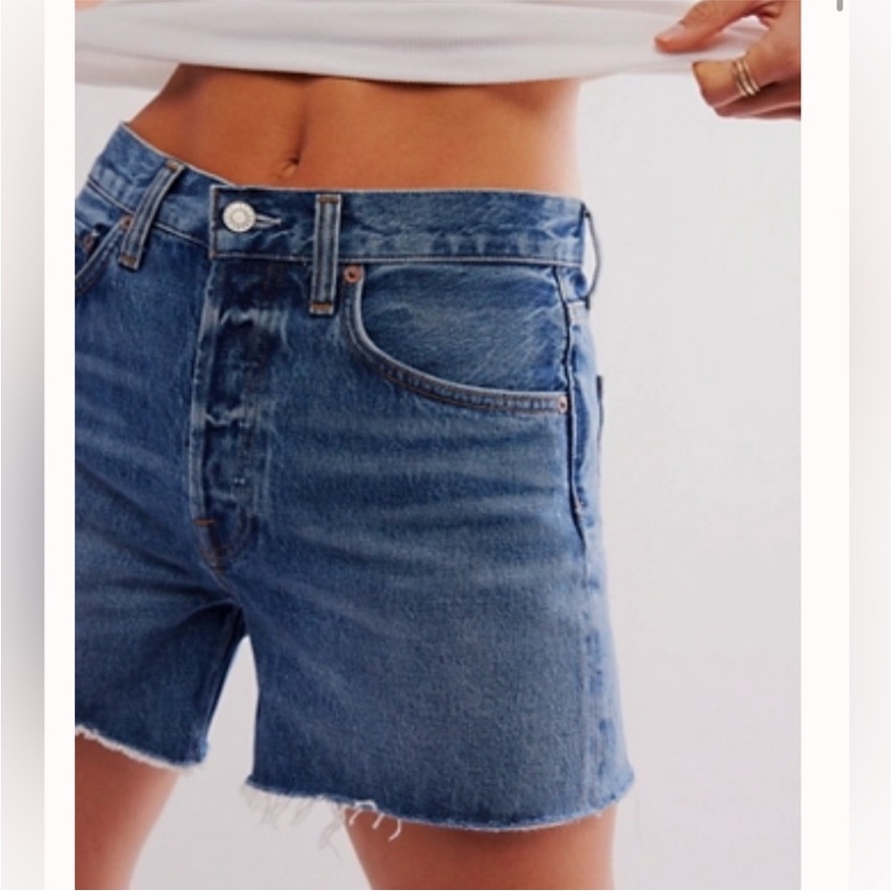 NWT Free People Parker Long Shorts  AGOLDE premium denim shorts